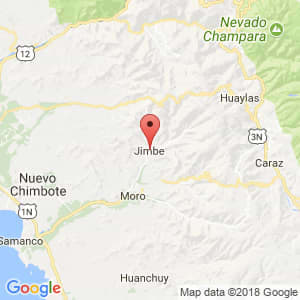 Localización de Caceres del Peru en Ancash