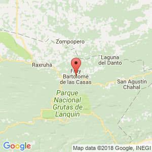 Localización de Fray Bartolome de las Casas en Alta Verapaz