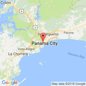 Localización de Curundú en Panamá