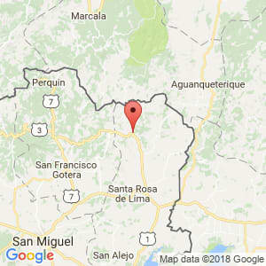 Localización de Lislique en La Unión
