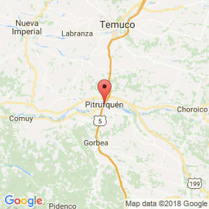 Localización de Pitrufquén en La Araucanía