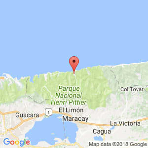 Localización de Choroní en Aragua