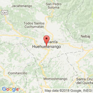 Localización de Huehuetenango en Huehuetenango
