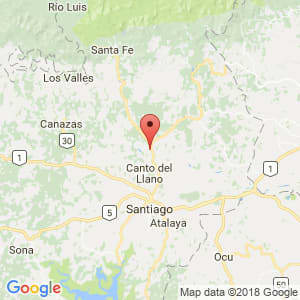 Localización de San Francisco en Veraguas