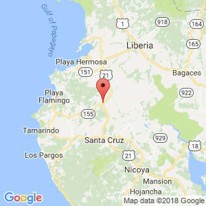 Localización de Belén en Guanacaste