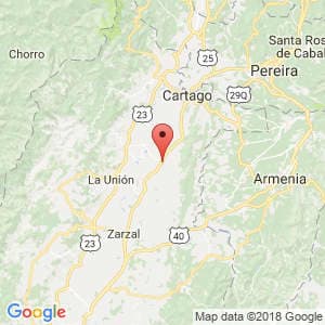 Localización de Obando en Valle del Cauca