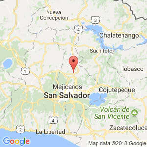 Localización de Apopa en San Salvador