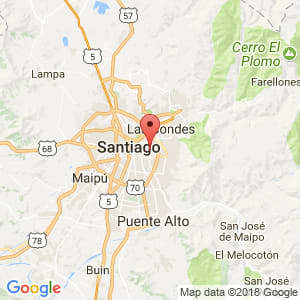 Localización de Ñuñoa en Metropolitana de Santiago