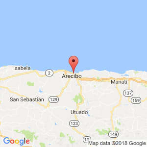 Localización de Isabela en Arecibo