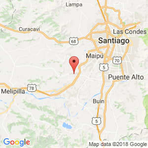 Localización de Peñaflor en Metropolitana de Santiago