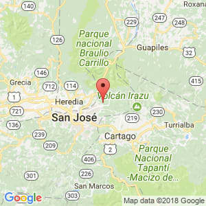 Localización de Vásquez de Coronado en San José