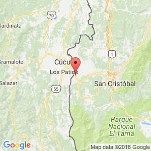 Localización de San Antonio del Táchira en Táchira