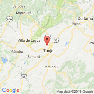 Localización de Motavita en Boyacá