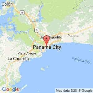 Localización de Bella Vista en Panamá