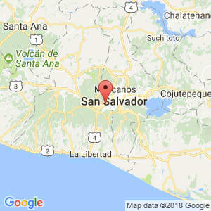 Localización de Antiguo Cuscatlán en La Libertad