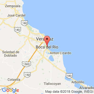 Localización de Boca del Río en Veracruz de Ignacio de la Llave