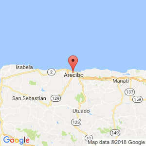 Localización de Dorado en Arecibo