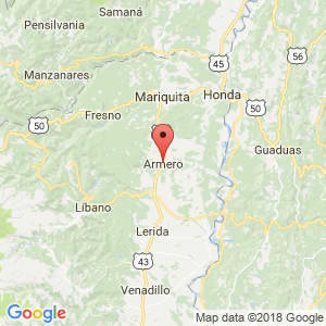 Localización de Guayabal en Tolima