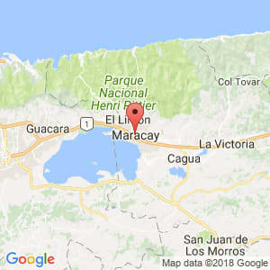 Localización de Maracay en Aragua