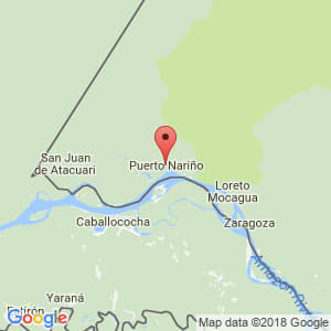 Localización de Puerto Nariño en Amazonas Localización de Puerto Nariño en Amazonas