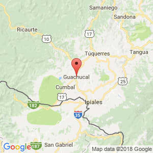 Localización de Guachucal en Nariño