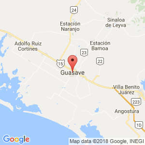 Localización de Guasave en Sinaloa Localización de Guasave en Sinaloa