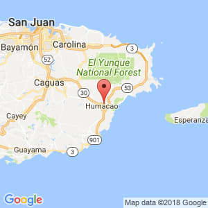 Localización de Humacao en Humacao