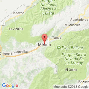 Localización de Mérida en Mérida