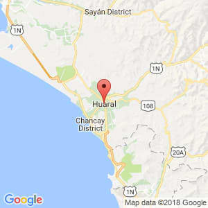 Localización de Huaral en Lima Provincias