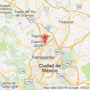 Localización de Tultitlán en México