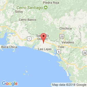 Localización de Buena Vista en Chiriquí