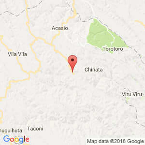 Localización de San Pedro de Buena Vista en Potosí