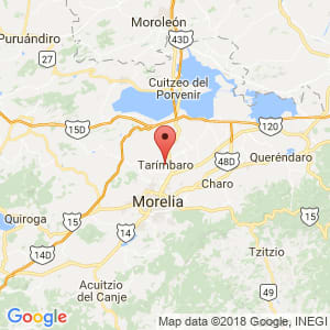 Localización de Tarímbaro en Michoacán de Ocampo