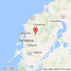 Localización de Santa Rosa en Bolívar