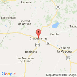 Localización de Chaguaramas en Guárico