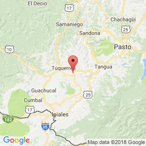 Localización de Ospina en Nariño