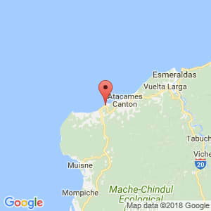 Localización de Same en Esmeraldas