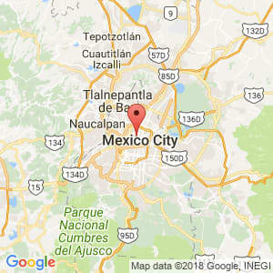 Localización de Ciudad de Mexico en Distrito Federal
