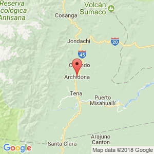 Localización de Archidona en Napo
