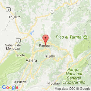 Localización de Pampán en Trujillo