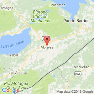 Localización de Morales en Izabal