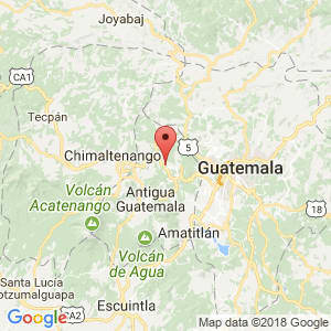 Localización de Santa María Cauqué en Sacatepéquez