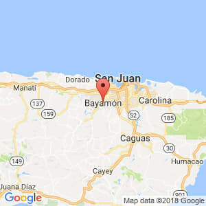 Localización de Bayamón en Bayamón