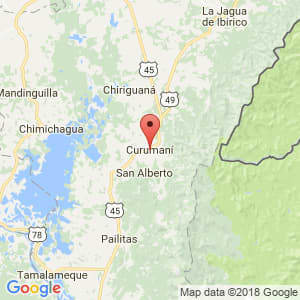 Localización de Curumaní en Cesar