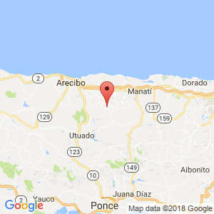 Localización de Sabana Hoyos en Arecibo