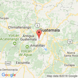 Localización de Barcenas en Guatemala