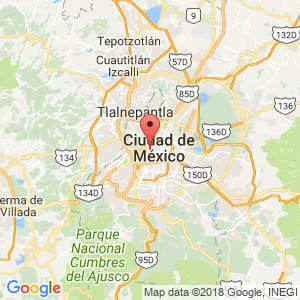 Localización de Cuauhtémoc en Distrito Federal