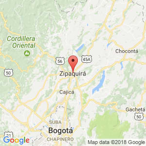 Localización de Zipaquirá en Cundinamarca