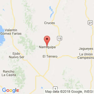 Localización de Namiquipa en Chihuahua