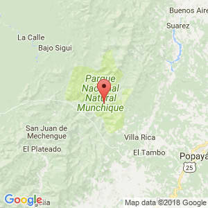 Localización de Piendamó en Cauca